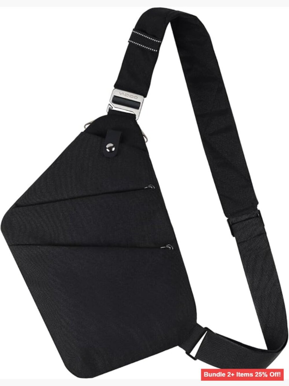 Anti Theft Sling Bag Lightweight Nylon Crossbody Bag Unisex Travel